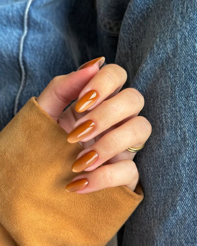 Classy Thanksgiving Nails