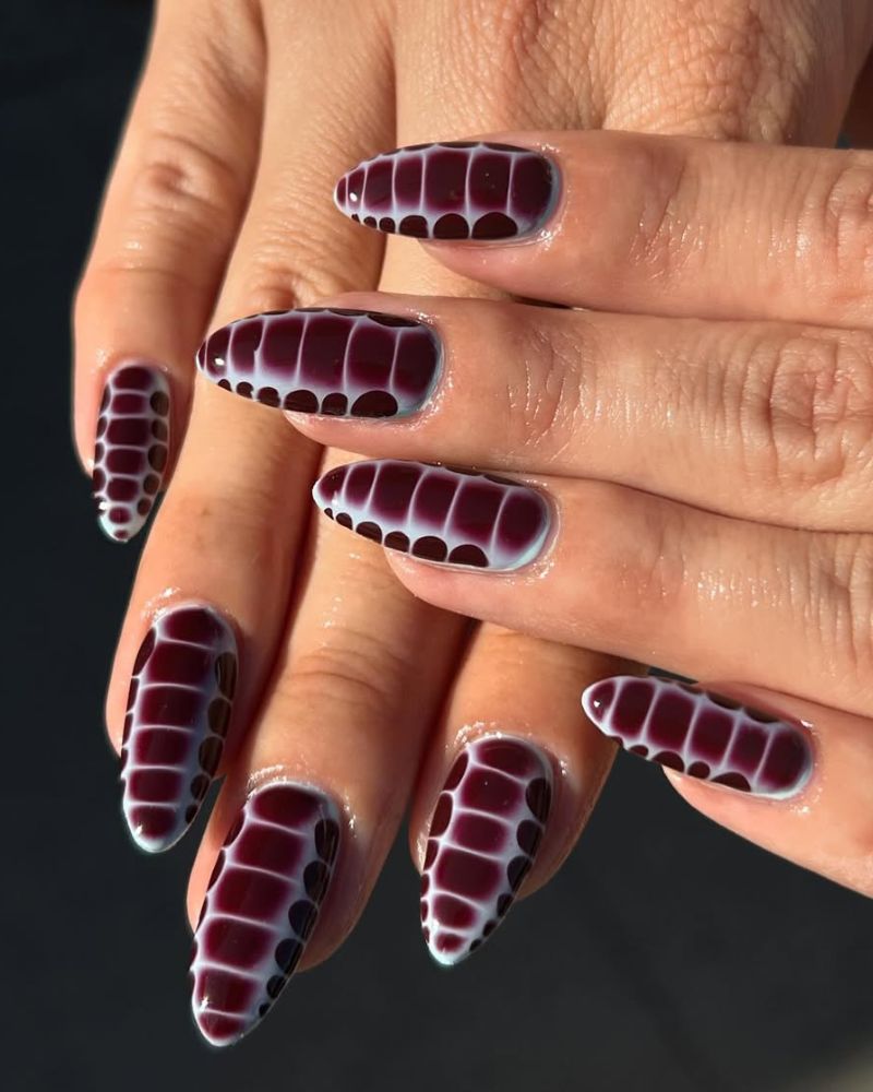Croc Texture Nails