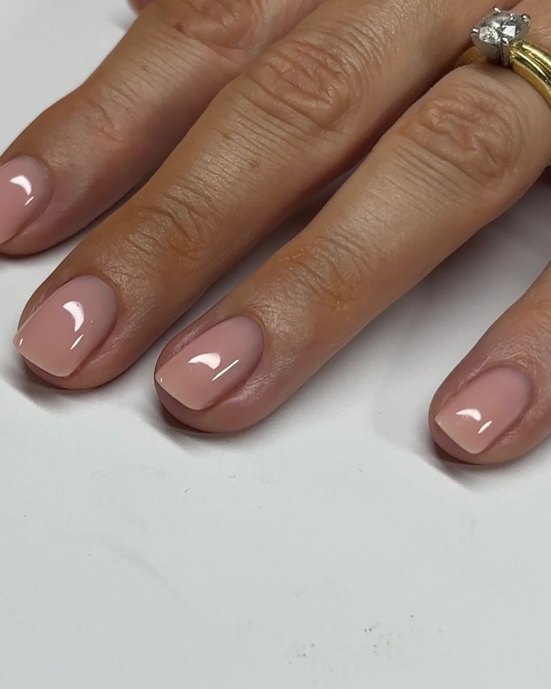 Classic Blush Nude Nails