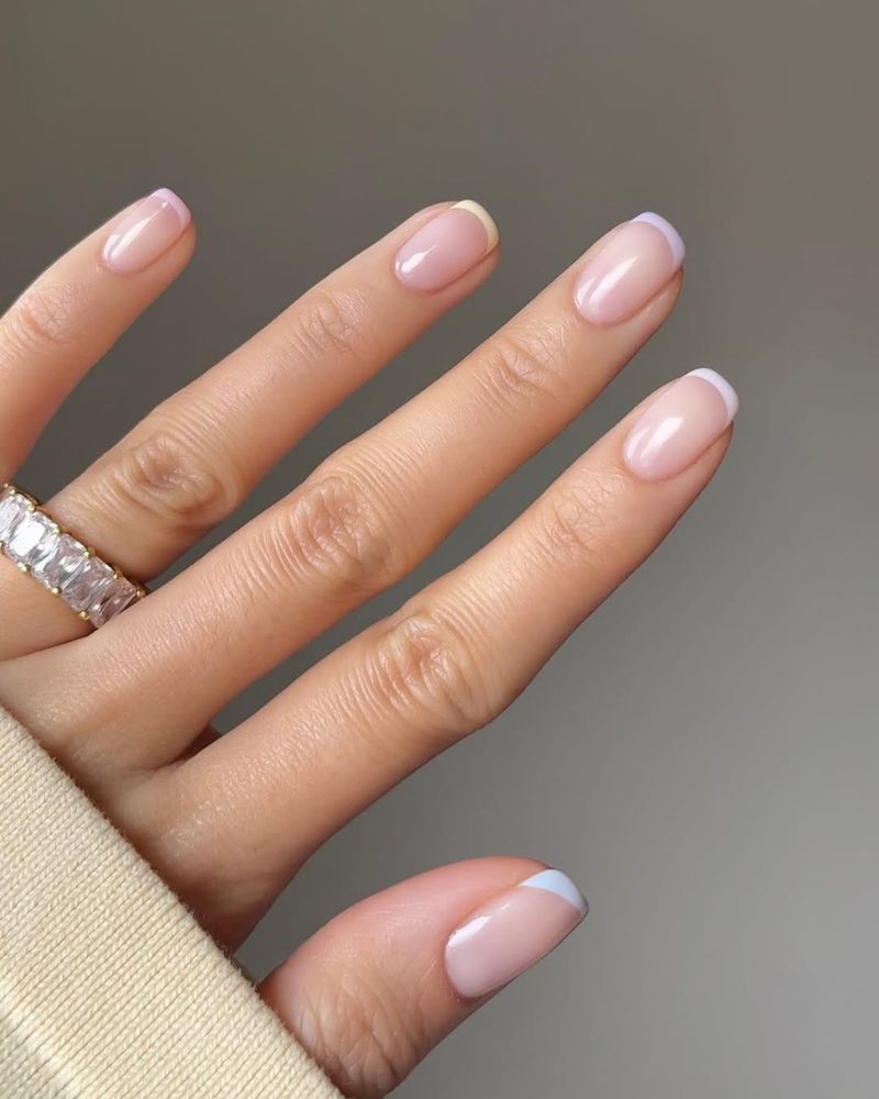 Soft French Nude Nails