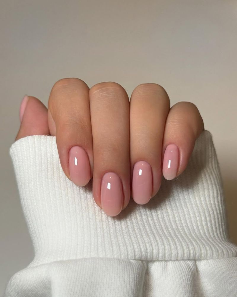 Soft Pink Nude Nails