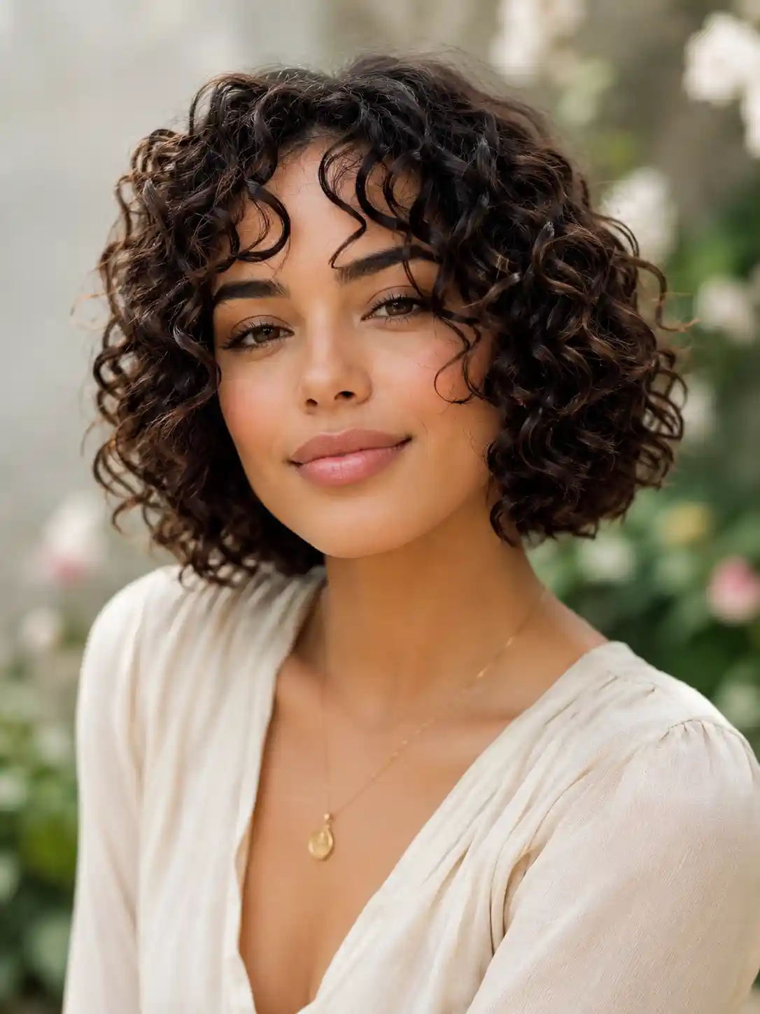 Curly Bob with Defined Ringlets