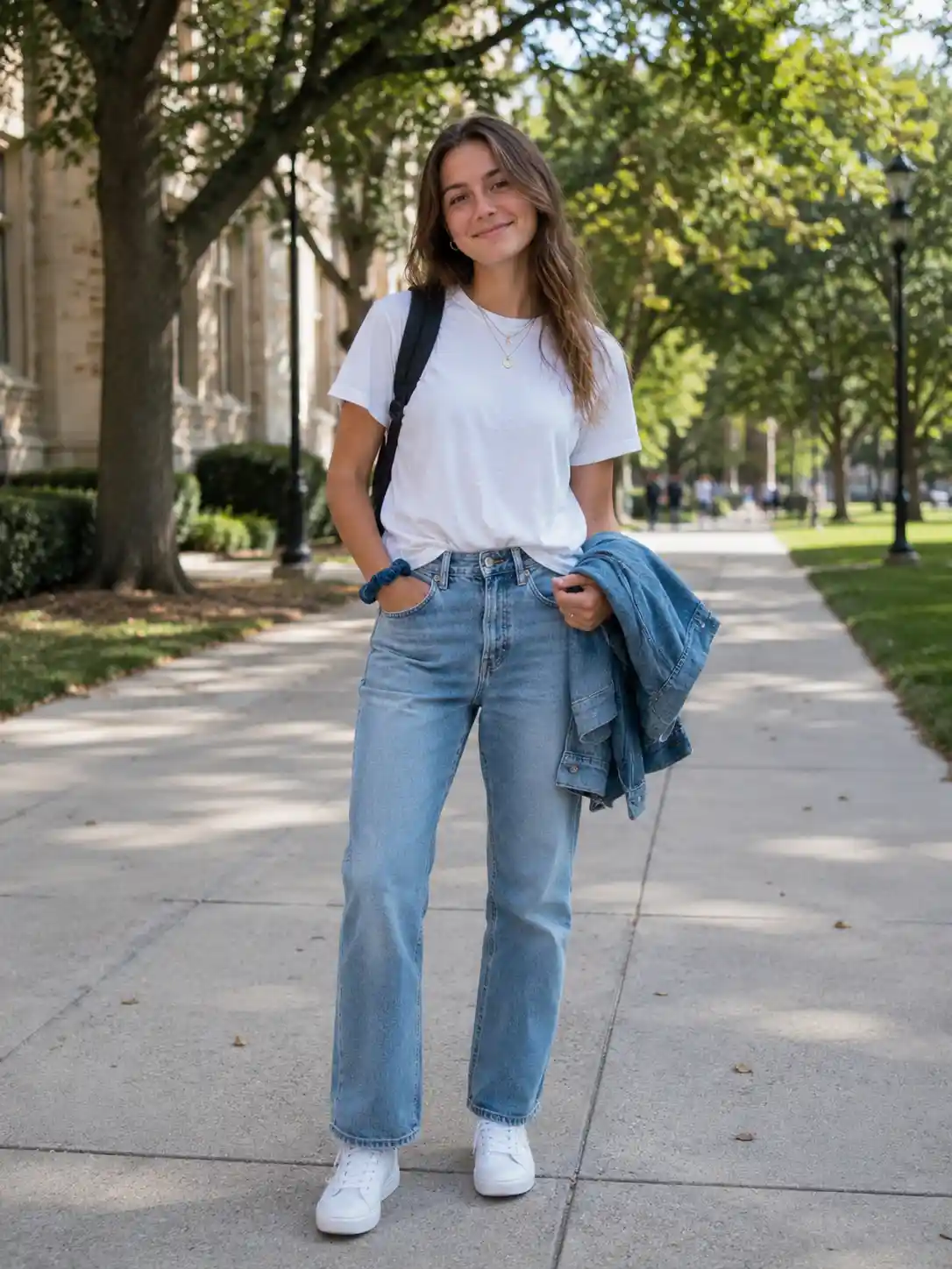 Classic Jeans and a White Tee