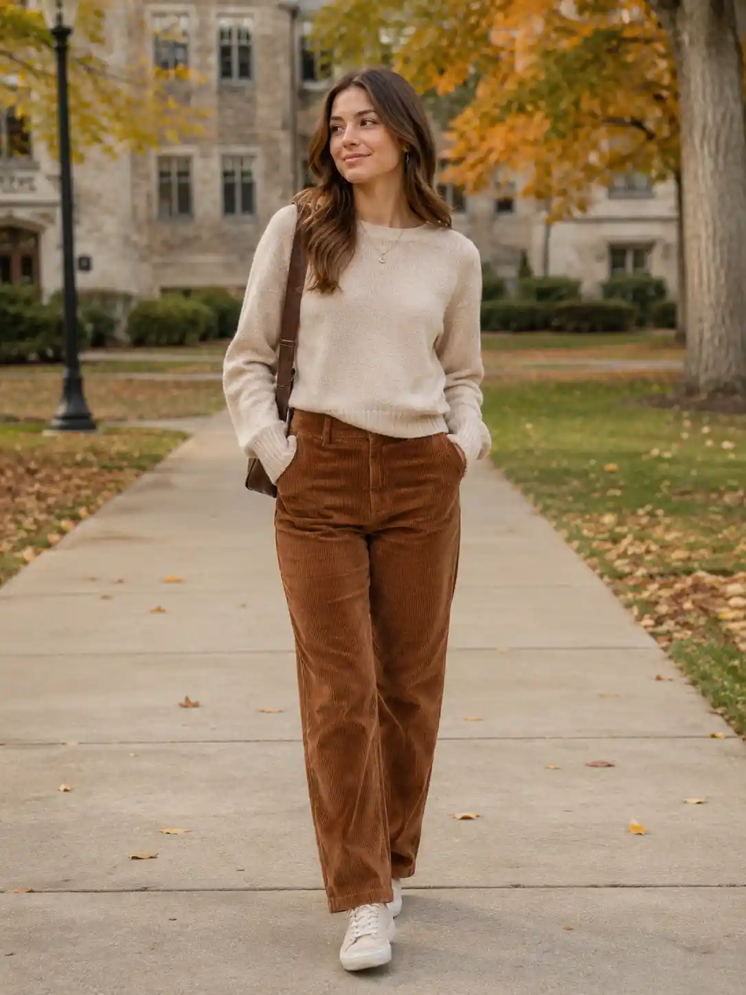 Corduroy Pants and a Simple Sweater