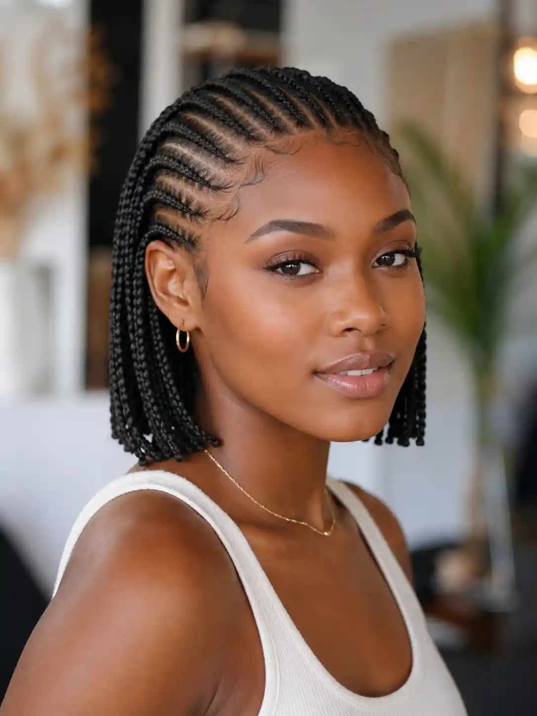 Cornrow Bob Braids