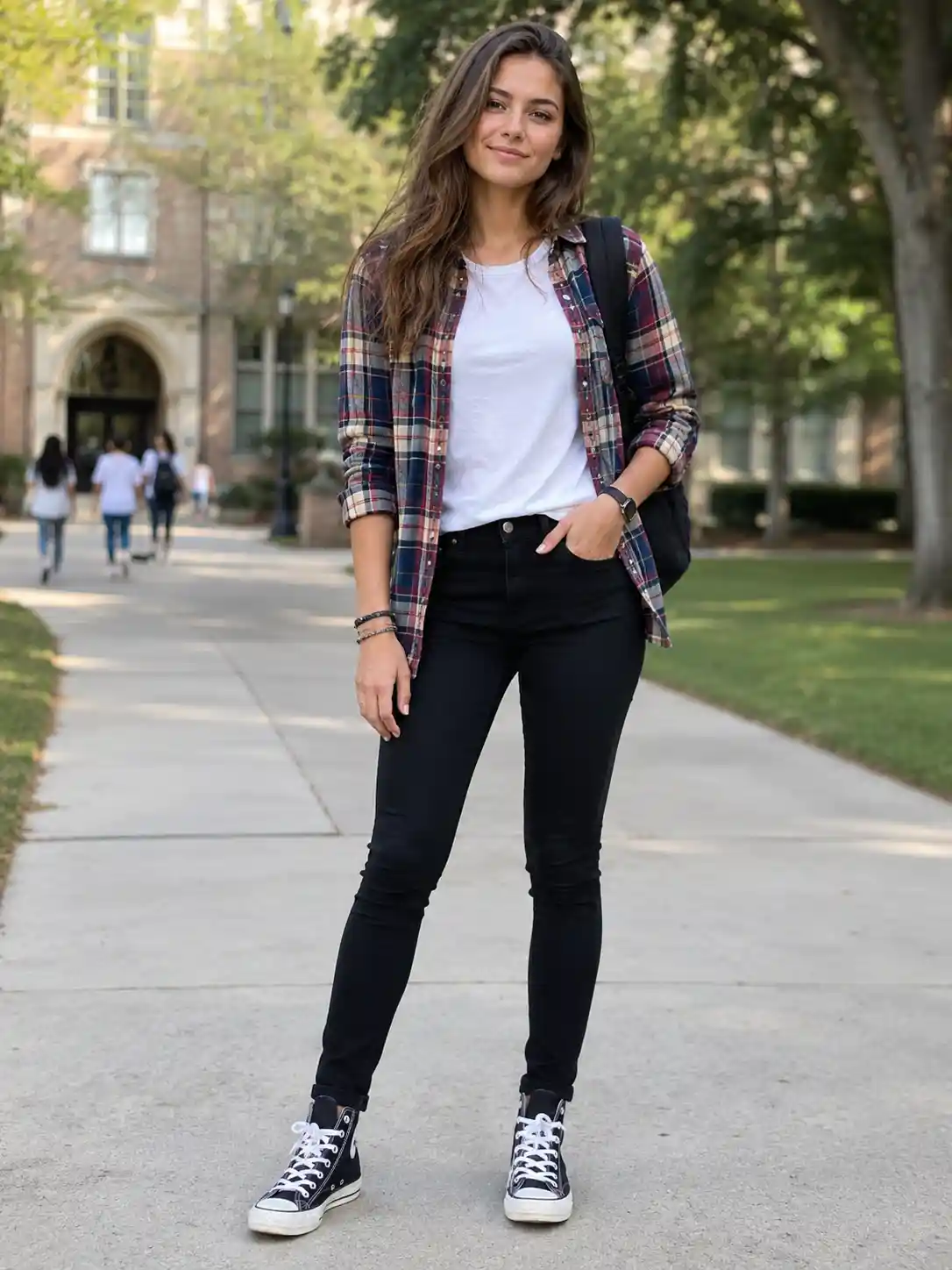 Flannel Shirt with Black Jeans