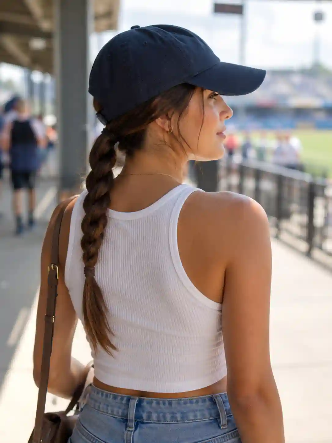 Low Braided Ponytail