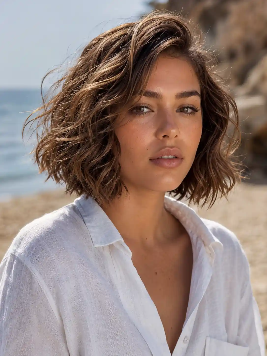 Textured Wavy Bob